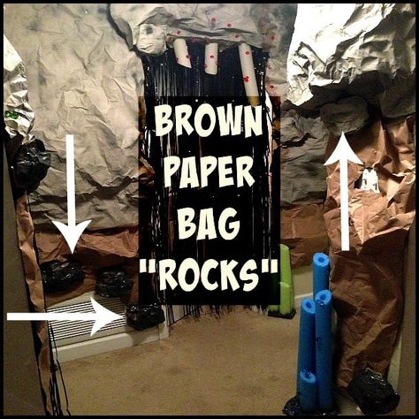 Hands-On Geology: Make a Cave Haunted Hallway Ideas, Wings Of Fire Party, Stones Of Remembrance, Indiana Jones Theme, Llama Costume, Cave Quest Vbs, How To Make Rocks, Cave Quest, How To Make A Paper Bag