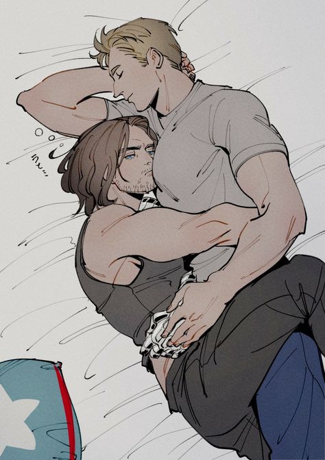 Bucky Barnes Fanart, Xman Marvel, Stucky Fanart, Marvel Couples, Bucky And Steve, Winter Soldier Bucky, Bucky Barnes Winter Soldier, Marvel Fan Art, Marvel Avengers Funny