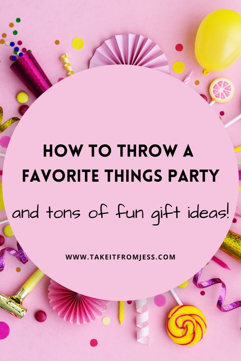 I’m sharing how I throw my favorite things party, along with all the gifts people brought this year. This is the ultimate girls night. Provides tons of holiday gift ideas! Favorite Things Party Gift Ideas, Favorite Things Gift Exchange, Women Party Ideas, Ladies Night Party, Party Rules, Best White Elephant Gifts, Favorite Things Party, Moms Night, Girls Night Party