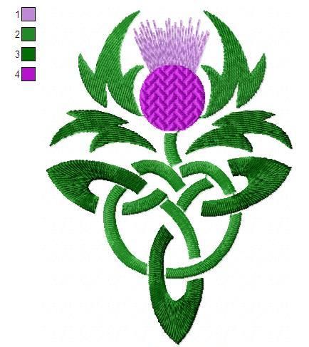 Jen's Scots Celtic Designs Thistle Quilt, Celtic Thistle, Embroidery Designs Ideas, Scottish Tattoos, Thistle Tattoo, Celtic Quilt, Ribbon Embroidery Kit, Thistle Design, Celtic Knot Designs