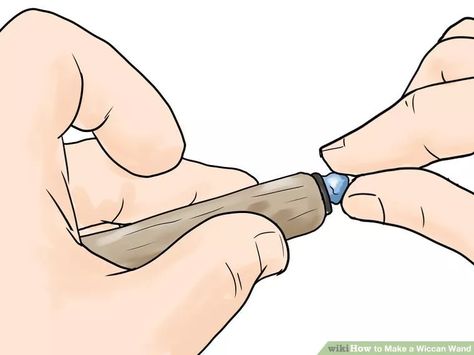 How To Make A Wand Witchcraft, Crystal Wand Diy, How To Make Wands, Witchy Tools, Wicca Wand, Wand Making, Wiccan Wands, Magic Ideas, Wand Woods