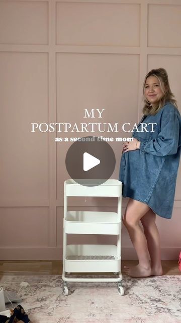 Lauren Holden on Instagram: "comment POSTPARTUM & I’ll send you the 🔗🔗 to all of my postpartum essentials & must haves!  having some of my must haves & daily use items setup here makes such a difference! Love having it all organized & ready to go from room to room- so excited about the portable caddy with my most used items!  what are you postpartum must haves?!" Postpartum Basket For Bathroom, Postpartum Bathroom Station, Postpartum Carts, Pumping Cart Ideas, Post Partum Caddy, Postpartum Cart Bedside, Postpartum Bedside Cart, Postpartum Caddy, Postpartum Cart Organizer