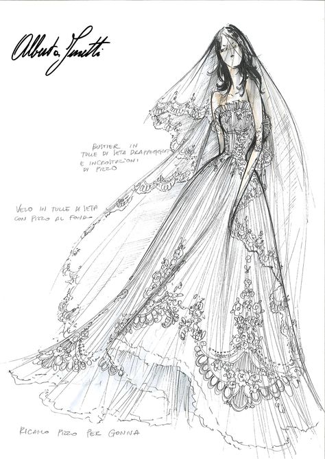 Bridal Sketches, Wedding Sketch, Bride Fashion Illustration, Fashion Illustration Face, Wedding Dress Illustrations, Croquis Fashion, Fashion Sketching, Wedding Dress Sketches, Bridal Design