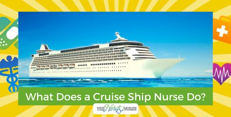 Pin Now. Read Later. Have you ever wondered what a cruise ship nurse does? And how much does a cruise ship nurse make? This will tell you everything you need to know. #cruisenurse #nursing #nurse #thenerdynurse Cruise Ship Nurse, Nurse Meaning, Nerdy Nurse, Nursing Motivation, Nursing Pins, Nursing Profession, Nursing Resume, Er Nurse, Healthcare Industry