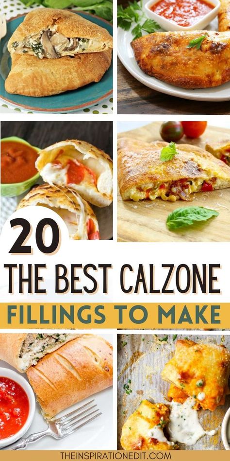 Spinach Calzone Recipe, Hawaii Pizza, Italian Calzone, Calzone Recipe Easy, Homemade Calzone, Chicken Calzone, Calzone Recipes, Stromboli Recipes, Pizza Dough Recipes