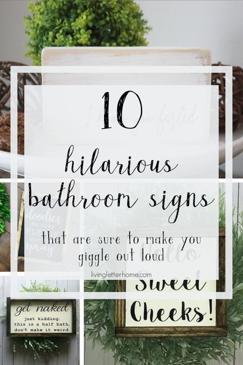 Funny Bathroom Signs About Flushing, Half Bath Sign Funny, Snarky Bathroom Signs, Quirky Bathroom Signs, Signs For Bathroom Funny, Cheeky Bathroom Signs, Home Bathroom Signs, Humorous Bathroom Decor, Signs For Bathroom Diy