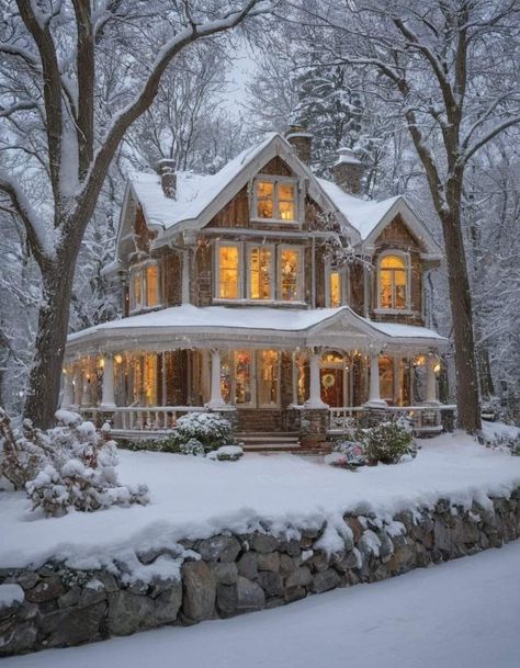 Winter Aesthetic House, Decked Out Christmas House, House During Christmas, Fall House Inspo Exterior, Bloxburg Cozy Christmas House, House Reference Photo, Gingerbread House Exterior, Christmas Cabin Exterior, Christmas House Aesthetic Outside