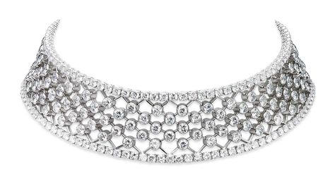 Cartier Choker, Jeweled Choker, Jewel Choker, Choker Diamond, Round Cut Diamond Earrings, Round Diamond Pendant, Necklaces Diamond, Necklaces Choker, Dancing Diamond