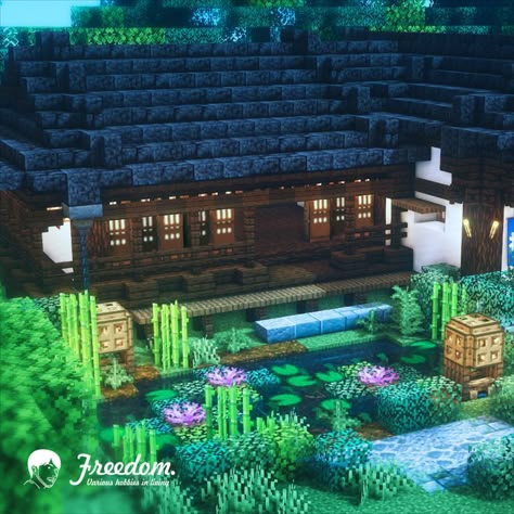 Japanese Minecraft Builds, Minecraft Japanese House, Architecture In Japan, Minecraft Japanese, Minecraft Base, Rumah Minecraft Sederhana, Minecraft Mansion, Minecraft Structures, Bangunan Minecraft