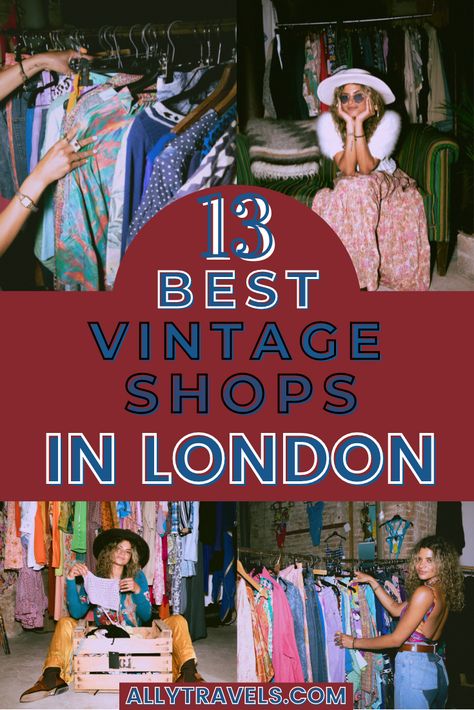 Vintage Stores In London, Vintage Shops In London, Thrift Stores In London, London Vintage Shop, London Thrift Stores, London Fashion 2023, London Fashion Summer, Charity Shopping, Amsterdam Trip