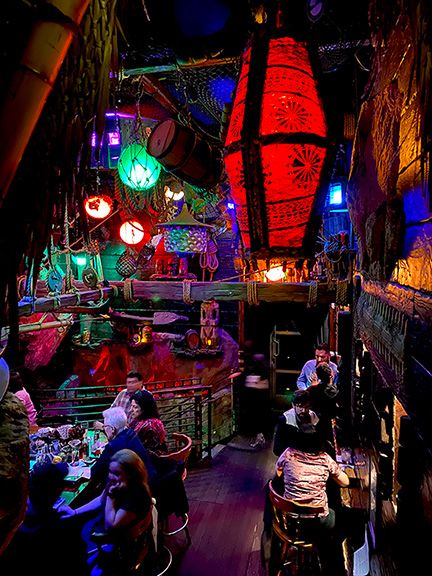 Tiki Bar Lights, Tornado Room, Listening Lounge, Backyard Pub, Vintage Tiki Bar, Manifesting Aesthetic, Tikki Bar, San Francisco Bucket List, Tiki Restaurant