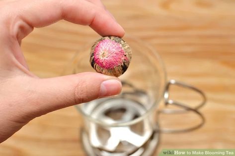 Blooming Flower Tea, Flowering Tea, Tea Balls, Small Glass Containers, Diy Herbal Remedies, Flower Balls, Blooming Tea, Tea Diy, Magic Recipe