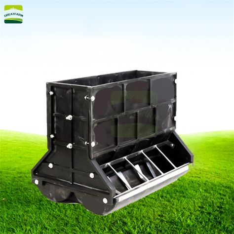 Pig Feeding Trough, Feed Trough, Feeding Trough, Pig Feed, Raising Pigs, Steel Edging, Pig House, Pig Farming, Farm Design