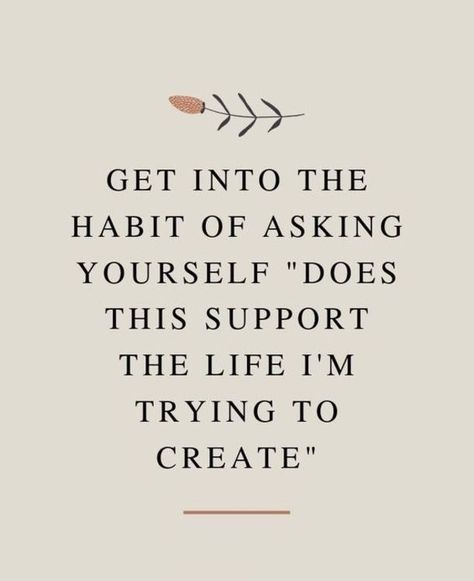 🌸 Today I want to share with you a simple yet powerful question that has helped me immensely on my journey towards creating a life that aligns with my values and aspirations. 💭 "Get into the habit of asking yourself, Does this support the life I'm trying to create?" 🌱 This question has become my go-to whenever I'm faced with a decision, big or small. It allows me to pause and reflect on what truly matters to me and what steps I need to take to live a life that feels fulfilling and authentic... Life Decision Quotes, I Want Quotes, Decision Quotes, Want Quotes, Create Quotes, Twin Flame Relationship, Life Decisions, My Values, Girly Quotes