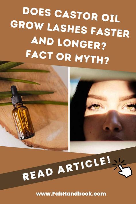 Can castor oil help you get the luscious lashes you always wanted? Or is it just a myth passed down through generations? We investigated! Castor Oil Lashes Before After, Grow Lashes Fast, Latisse Eyelashes, Castrol Oil, Lash Conditioner, Castor Oil Eyelashes, Eyelashes And Eyebrows, Lash Growth Serum, Grow Lashes