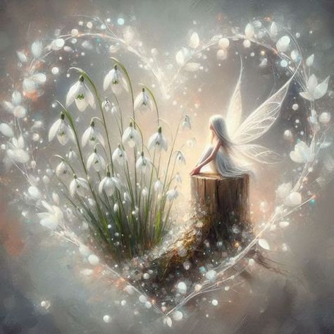 Art With Hearts, Fairy Images, Beautiful Angels Pictures, Symbolic Representation, Fairy Pictures, Kraf Diy, Flower Fairies, Angel Pictures, Fairytale Art