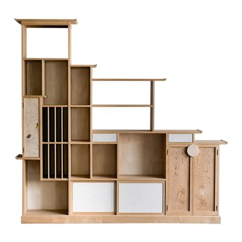 Bedroom & Lounge Collection at 1stDibs Japanese Inspired Storage, Time And Style Furniture Japan, Japanese Design Furniture, Japanese Country Home, Japanese Shelving, Japanese Dresser, Japanese Furniture Traditional, Japanese Shelves, Japanese Furniture Modern