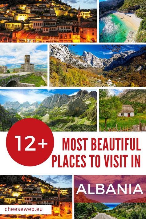 From lively cities to National Parks to the stunning beaches of the Albanian Riviera, we share the best places to visit in Albania and the very best things to do in Albania. #travel #europe #Albania Best Honeymoon Places, Albanian Riviera, Albania Travel, Honeymoon Places, Eastern Europe Travel, Europe Itineraries, Backpacking Europe, European Destinations, Visit Europe