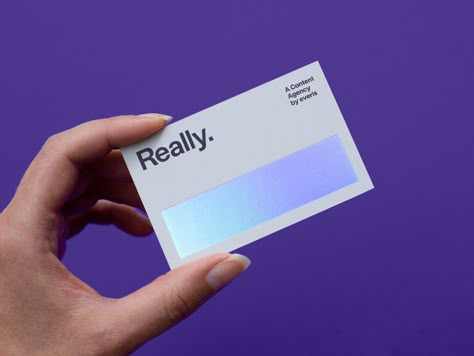 Really. on Behance Credit Card Design, Name Card Design, Presentation Cards, Business Card Inspiration, 카드 디자인, Printing Business Cards, Visiting Cards, E Card, Brand Identity Design