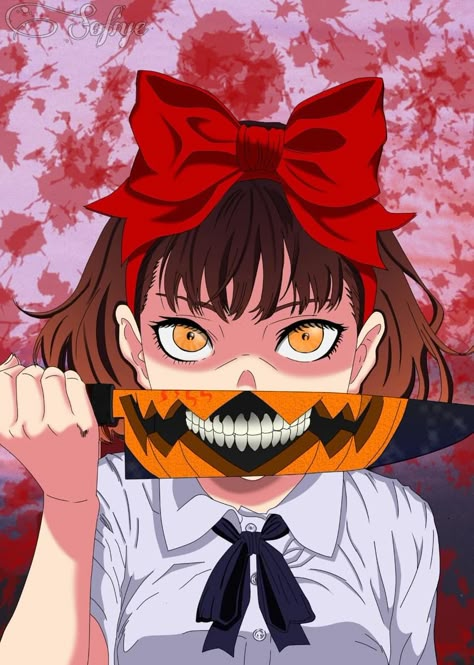 Pumpkin Head Manga, Halloween Anime Drawing, Pumpkin Anime, Punking Night, Pumpkin Knight Manga, Pumpkin Night Manga, Pumpkin Knight, Naoko Kirino, Manga Halloween