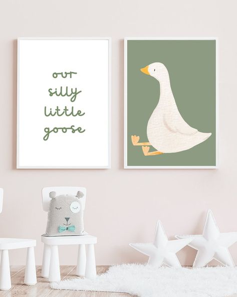 Geese Themed Nursery, Rubber Duck Nursery Theme, Silly Goose Nursery Theme, Little Duckling Nursery, Fun Nursery Themes, Goose Themed Nursery, Goose Nursery Theme, Pond Nursery Theme, Duck Themed Nursery