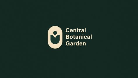 Central Botanical Garden Branding on Behance Botanical Branding Design, Wellness Logo Design Inspiration, Agro Logo, Garden Branding, Northern Garden, Cycling Logo, Supermarket Logo, Garden Logo, Logo Garden