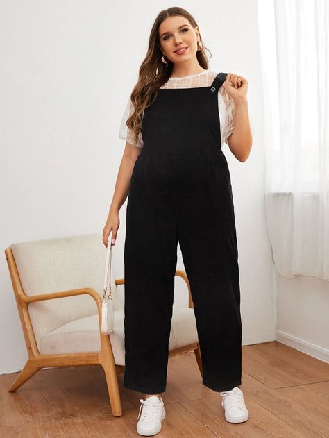 Dungarees Outfit Aesthetic, Black Dungarees Outfit, Plus Size Dungarees, Black Dungaree, Dungarees Outfit, Pinafore Jumpsuit, Dungaree For Women, Dungaree Outfit, Black Dungarees