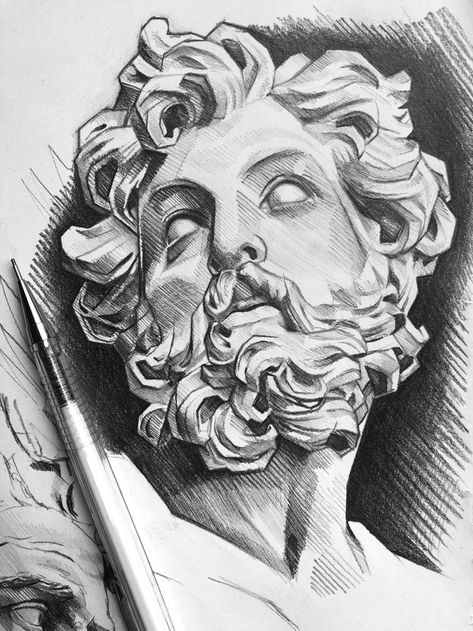 Roman Drawings, Greek Drawing, Pencil Drawing Ideas, Human Anatomy Drawing, Arte Van Gogh, Architecture Drawing Art, Pencil Art Drawings, Art Drawings Sketches Creative, Free Products