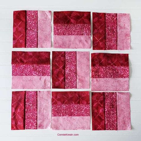 Patchwork, 3 Block Quilt Pattern, 3 Fabric Quilt Blocks, Strip Block Quilt Patterns, Three Pattern Quilt, Three Color Quilt Blocks, Floating Squares Quilt Pattern, Simple Quilt Blocks For Beginners, Quilt Patterns Free Beginner Simple