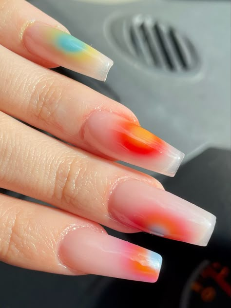 Coffin Acrylic Nails Design, Fall Autumn Nails, Aura Colors Meaning, Nails Aura, Autumn Nails Fall, Elite Nails, Colors Meaning, Aesthetic Aura, Acrylic Nails Design