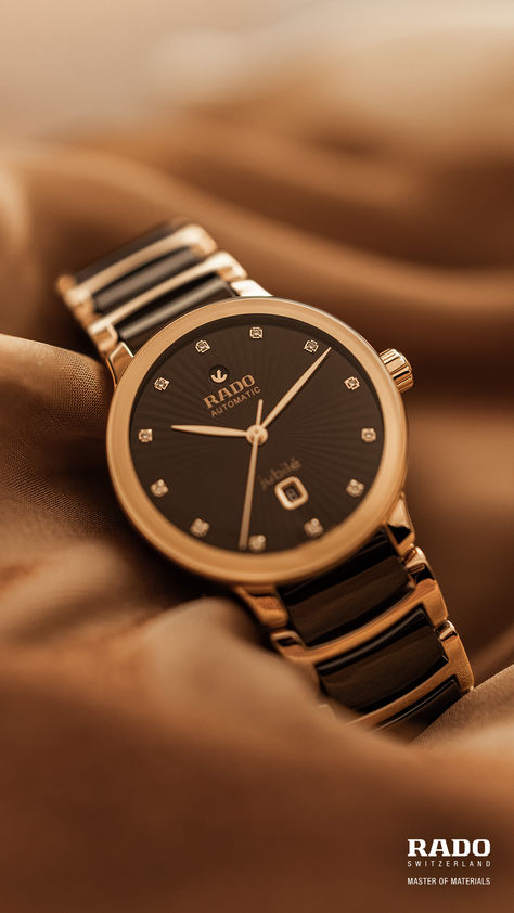 Bring elegance to life with the Jubilé inscription and rounded contours of the New Rado Centrix. Rado Watches Women, Rado Watch, Vision 2025, Vision Board Manifestation, Jewellery Ideas, Dream Jewelry, The Master, Jewelry Lover, Womens Watches