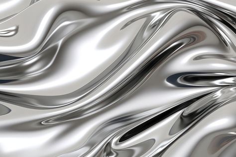 Liquid Chrome Wallpaper, Metal Wallpaper Laptop, Liquid Chrome Aesthetic, Chrome Laptop Wallpaper, Chrome Background Wallpapers, Chrome Background Aesthetic, Metal Material Texture, Liquid Metal Texture, Chrome Poster