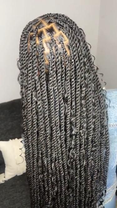 Creative Twists: Fabulous Twisted Braid Styles Island Twist Hairstyle, Long Twist Braids, Goddess Twist, Island Twist, Twisted Braid, Big Box Braids Hairstyles, Boho Twists, Cute Braided Hairstyles, Braids Hairstyles Pictures