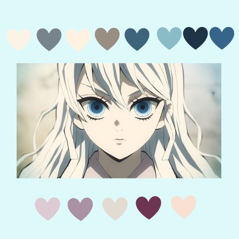 Kny Color Palette, Favorite Sibling, Color Pallets, Demon Slayer, Favorite Character, Color Palette, Anime, Quick Saves, Color