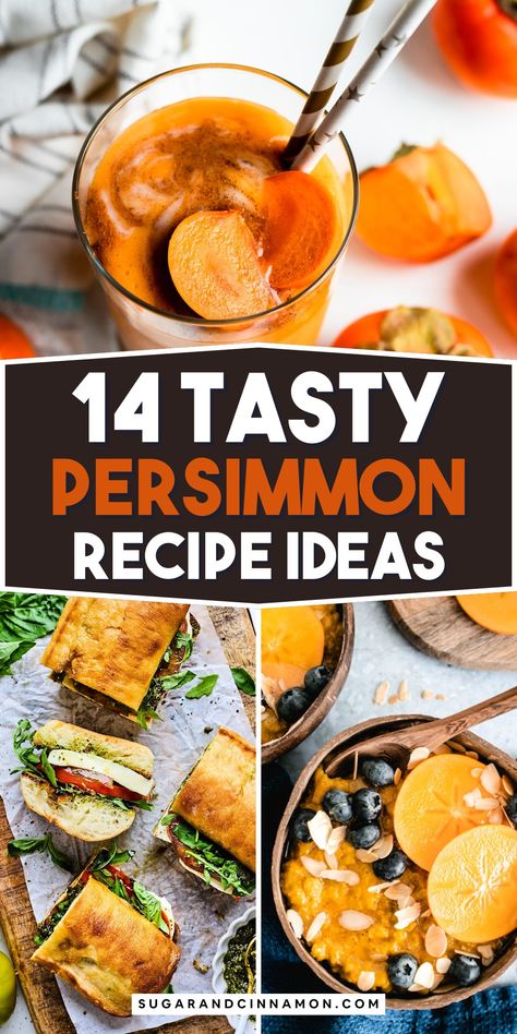 Persimmon Decor, Persimmon Puree, Persimmon Cookie Recipe, Yogurt Bowl Recipe, Persimmon Cookies, Persimmon Bread, Swirl Bread Recipe, Persimmon Pudding, Cheese Salad Recipes