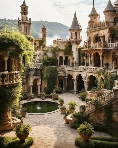 Castle Exterior, Writing Pictures, Castle Aesthetic, Castles Interior, Castle House, Fantasy Castle, Fantasy House, The Savior, Fantasy Places