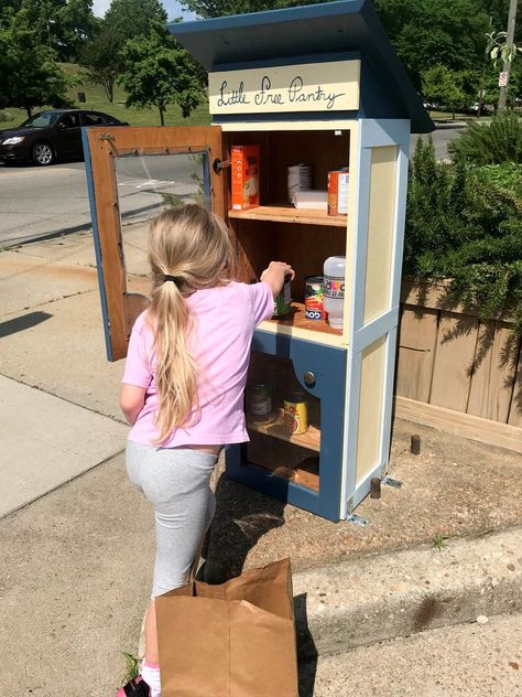 Free Food Pantry, Outdoor Pantry, Outdoor Cupboard, Little Free Pantry, Free Pantry, Street Library, Lending Library, Food Donation, Food Insecurity