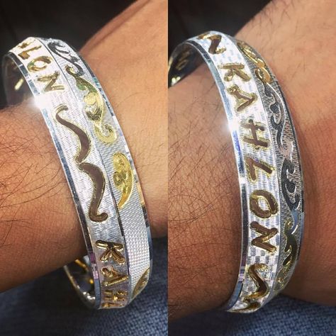 Punjabi Kada, Punjabi Jewellery, Silver Kada, Punjabi Culture, Indian Gifts, Happy Birthday Brother, Arm Jewelry, Jewellery Indian, Jewellery Handmade