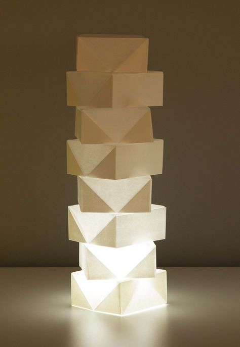 origami tower / 2014 / rice-paper Origami Tower, Paper Architecture, Flowers Craft, Paper Light, Paper Flowers Craft, Light Project, Stand Design, Rice Paper, Flower Crafts