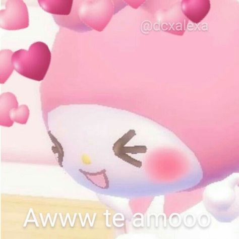 Desain Editorial, Cute Love Memes, Melody Hello Kitty, Hello Kitty Characters, Pastel Pink Aesthetic, Random Image, Hello Kitty My Melody, Cute Memes, Wholesome Memes