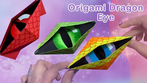 the Make Origami Paper Cyclops Eye. Whether you're an origami enthusiast or a beginner, this video will inspire you to fold, craft, and create your own unique pieces. Join us in this mesmerizing experience that blends art, creativity, and paper folding!

#OrigamiMagic #DragonEyeArt #PaperCrafting #BlinkingOrigami #HalloweenOrigami #DIYOrigami #CraftingDragonEyes Origami Eye, Origami Dragons, Origami Collection, Unique Origami, Halloween Origami, Dragon Eyes, Origami Dragon, Dragon Eye, Diy Gift Box