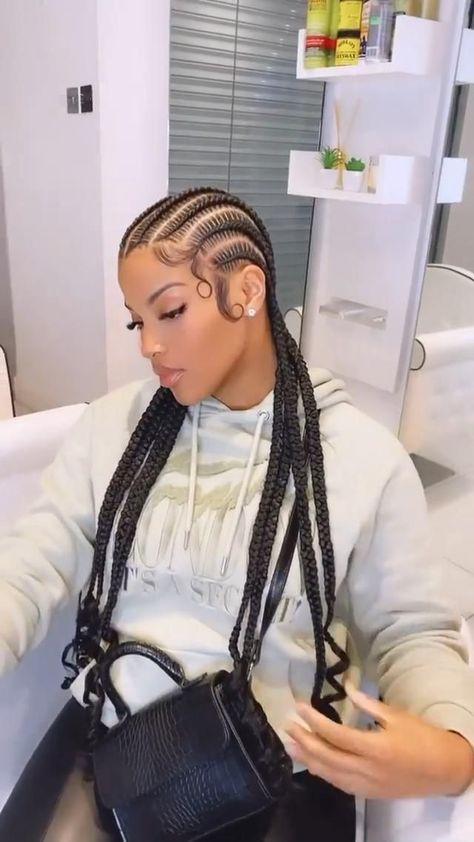 4 Feed In Braids Hairstyles, Feedins Braids, Classic Braids, Cornrows Braids For Black Women, Braided Hairstyles For Black Women Cornrows, Big Box Braids Hairstyles, Feed In Braids Hairstyles, Goddess Braids Hairstyles, Box Braids Hairstyles For Black Women