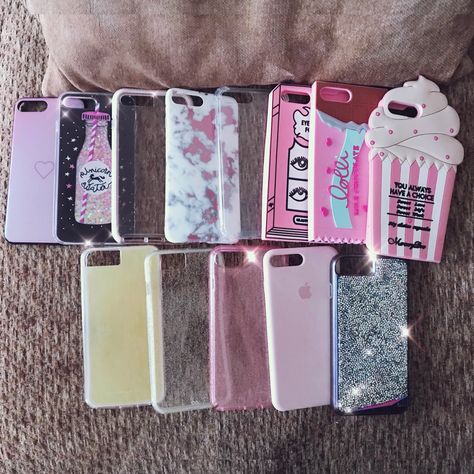 Phone cases, case, collection, pink, silicone, iPhone, 7 plus, case mate, iridescent, pretty, glitter, sparkly, purple Cute Phone Cases For Iphone 8 Plus, Iphone 6 Cases Aesthetic, Iphone 7 Cases Aesthetic, Cases Aesthetic, Iphone 7 Phone Cases, Iphone Price, Iphone 8 Plus Case, Girly Phone Cases, Iphone 7 Plus Case