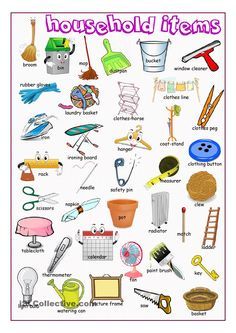 Household items Free Classes, Picture Dictionary, Educational Infographic, English Vocab, English For Kids, English Language Teaching, English Activities, English Tips, English Teaching