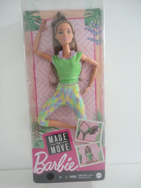 Barbie Made to Move Fitness BD2020 Asst.FTG80 #GXF05 Made To Move Barbie, Barbie Box, Barbie Collector Dolls, Integrity Toys, Doll Stuff, Barbie Collector, Toys R Us, Collector Dolls, Girls Dream