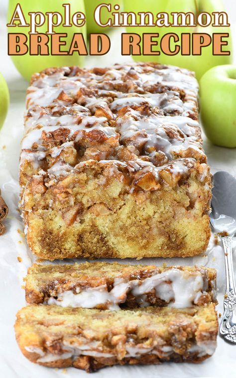 Apple Cinnamon Bread Recipe, Best Apples For Baking, Apple Crumb Cakes, Cinnamon Bread Recipe, Apple Bread Recipe, Apple Cinnamon Bread, Apple Crumb, Apple Bread, Chocolate Chip Banana Bread