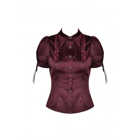 Dark Red Clothes, Black Blouse Outfit, Wine Red Blouse, Dark Red Top, Red Black Outfit, Dark Red Blouse, Red And Black Shirt, Dark In Love, Dark Clothes