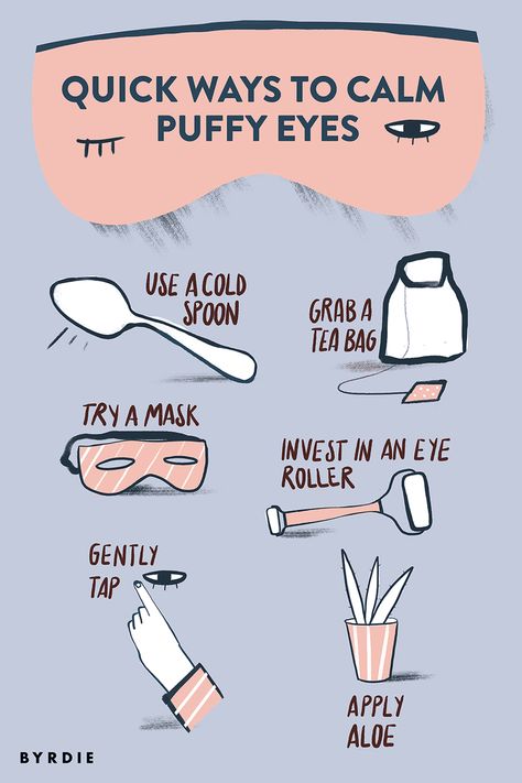 10 Ways to De-Puff Eyes, According to Dermatologists Puffy Eyes Remedy, Eye Roller, Sleep Deprived, Dark Circles Under Eyes, Natural Eyes, Puffy Eyes, Dry Eyes, Eye Bags, Sleep Deprivation