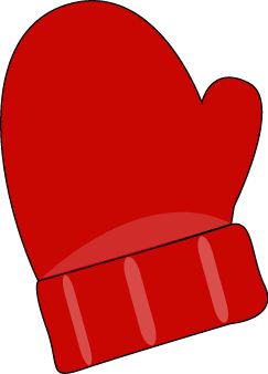 Red Single Mitten Mitten Clipart, Pink Mittens, Green Mittens, Red Mittens, Clip Art Free, High School Library, Teachers Classroom, Blank Templates, Snowflake Craft