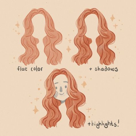 A little snippet from my ✨How I Draw Hair✨ tutorial 💁🏼‍♀️ (Go check out my tutorial bundles!📚) • • • • • #procreatesketch #digitalsketchbook #aestheticart #cuteartwork #cuteartstyle #digitalillustrator #drawingtips #drawingtutorial #arttips #simpleart #procreatetutorial #procreatetips Cute Art Digital, Cute Art Styles Tutorial, Middle Part Drawing, Wavy Hair Drawing Tutorial, Hair Drawings Easy, How To Draw Wavy Hair, Cute Drawing Tutorials, Wavy Hair Illustration, How To Paint Hair